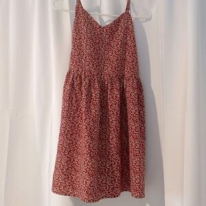 shein size s color red and white floral